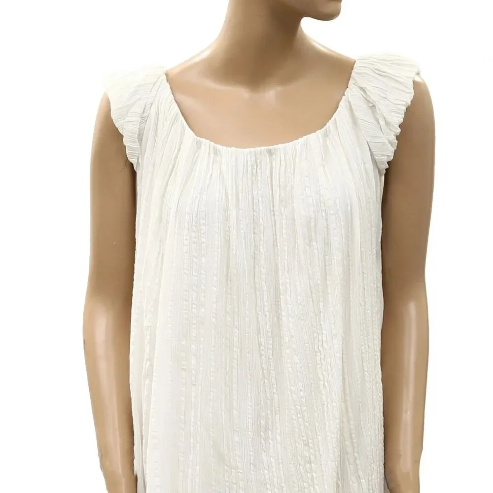 Free People Free-Est Jane Babydoll Women's Mini Dress Boat Neck Swing L 288546